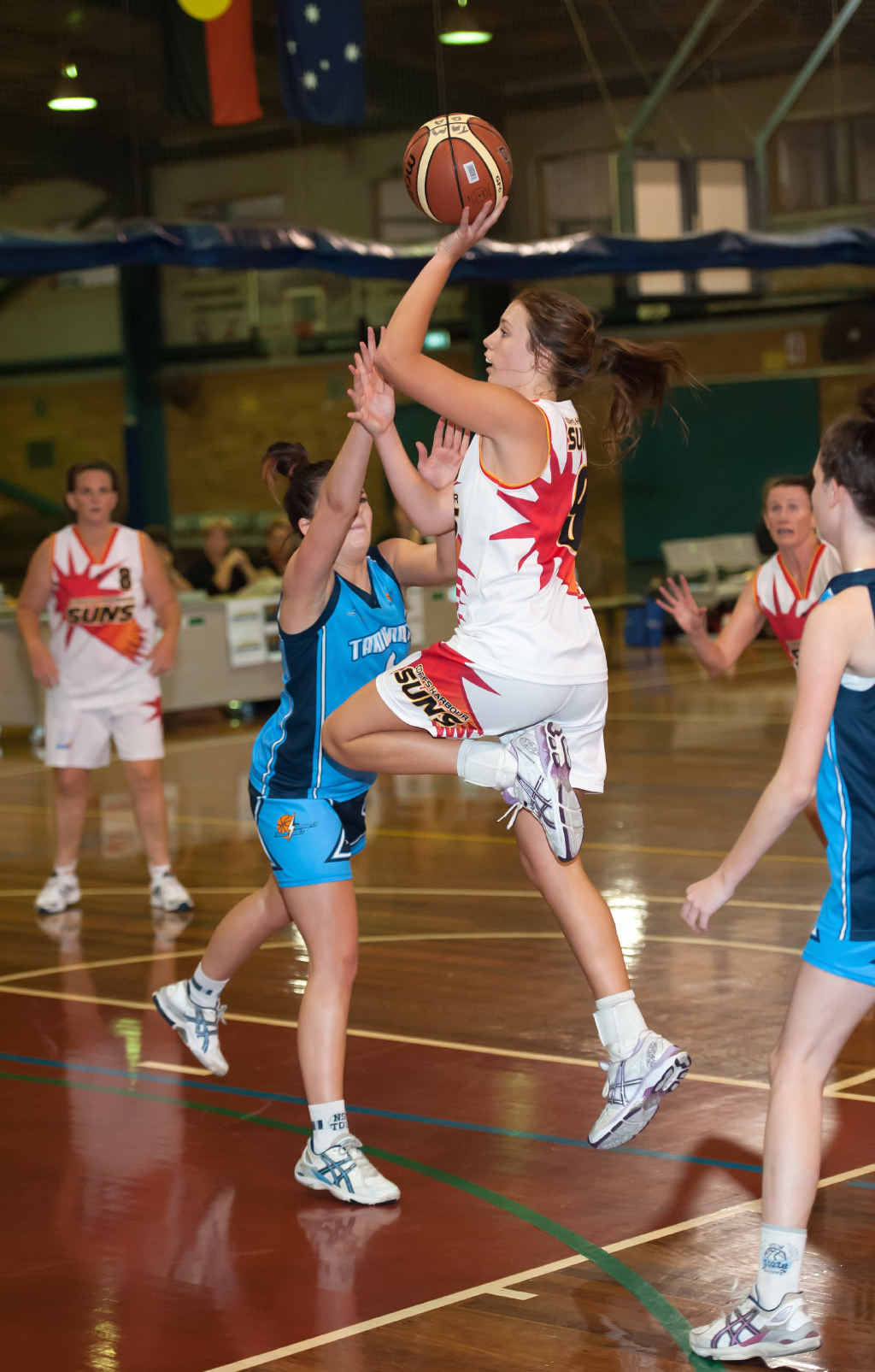 UP AND AWAY: The Suns Jessi Reeves is a standout performer in the win scoring 25 points. Tarum Images. UP AND AWAY: The Suns Jessi Reeves is a standout performer in the win scoring 25 points. Tarum Images.